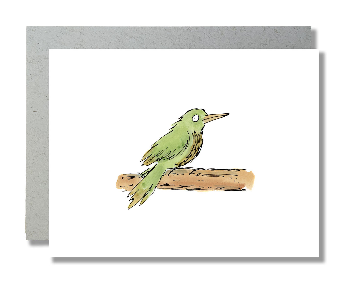 Any Occasion Card - Bird - Green Bird
