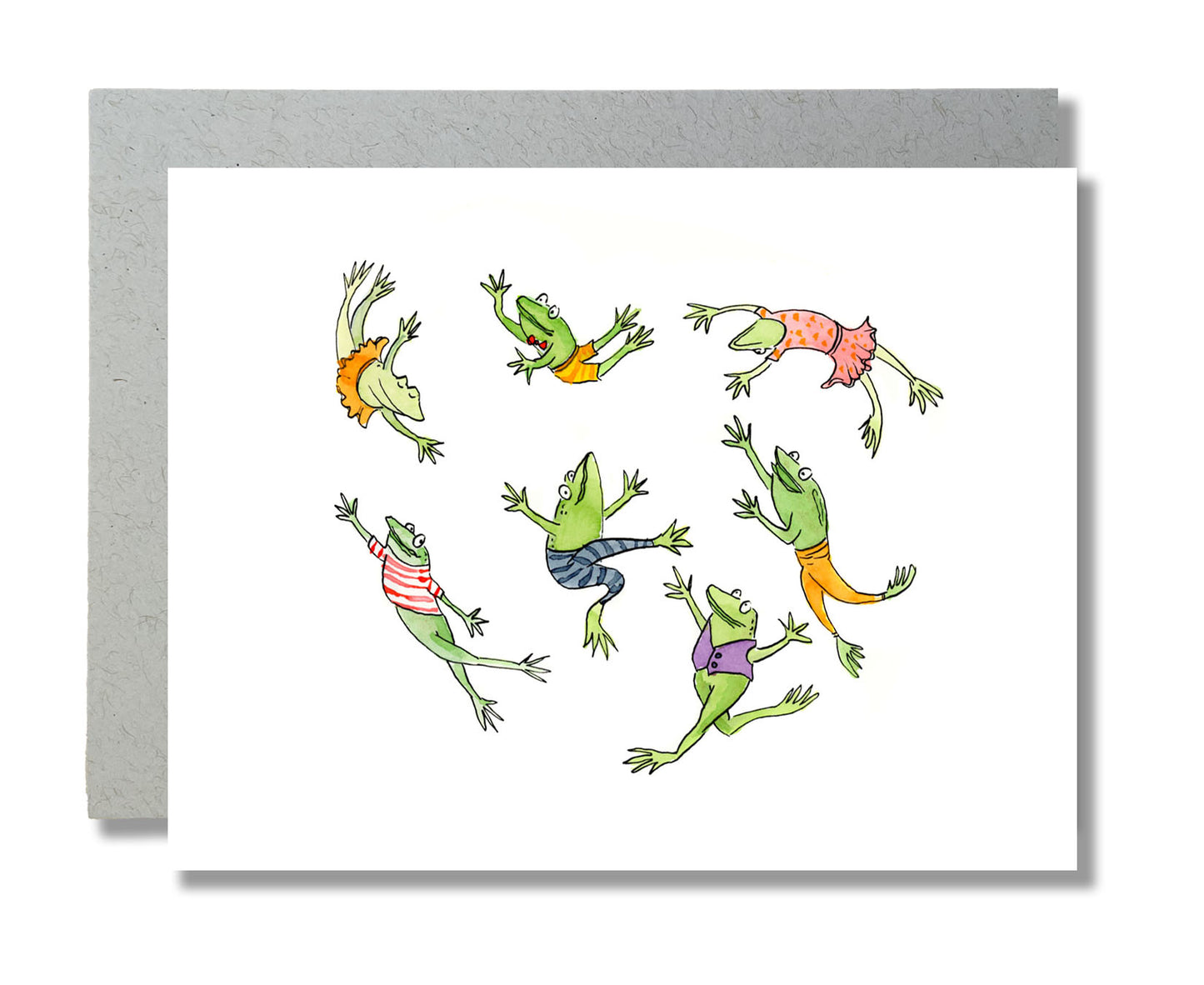Any Occasion Card - Fancy Frogs