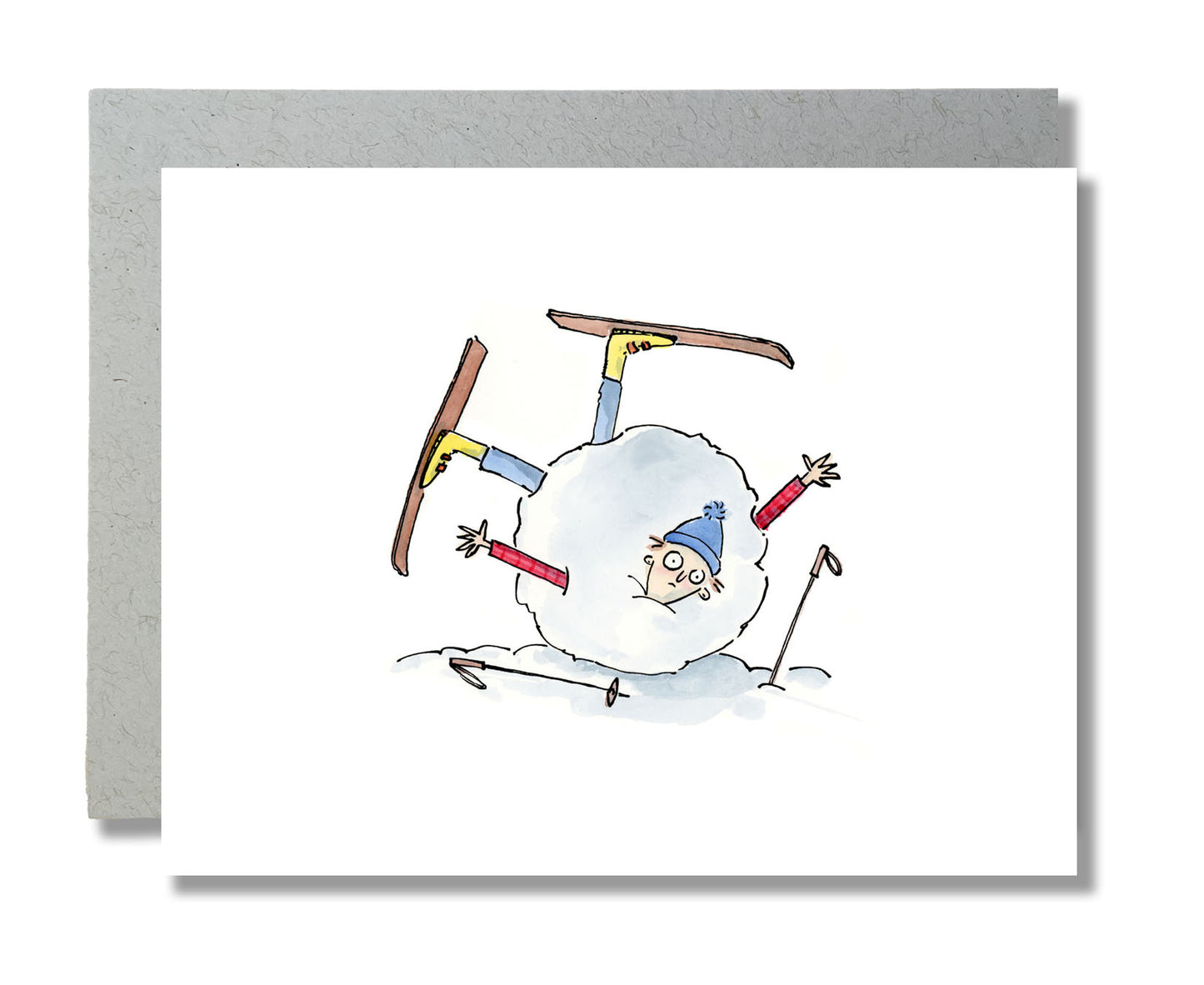 Winter - Skier Snowball